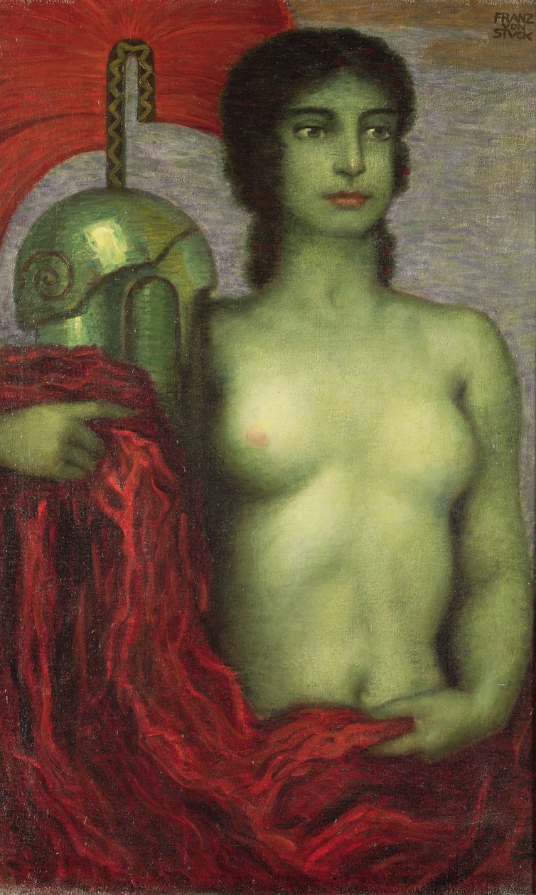 雅典娜，c.1923 作者 弗朗兹·冯·斯塔克