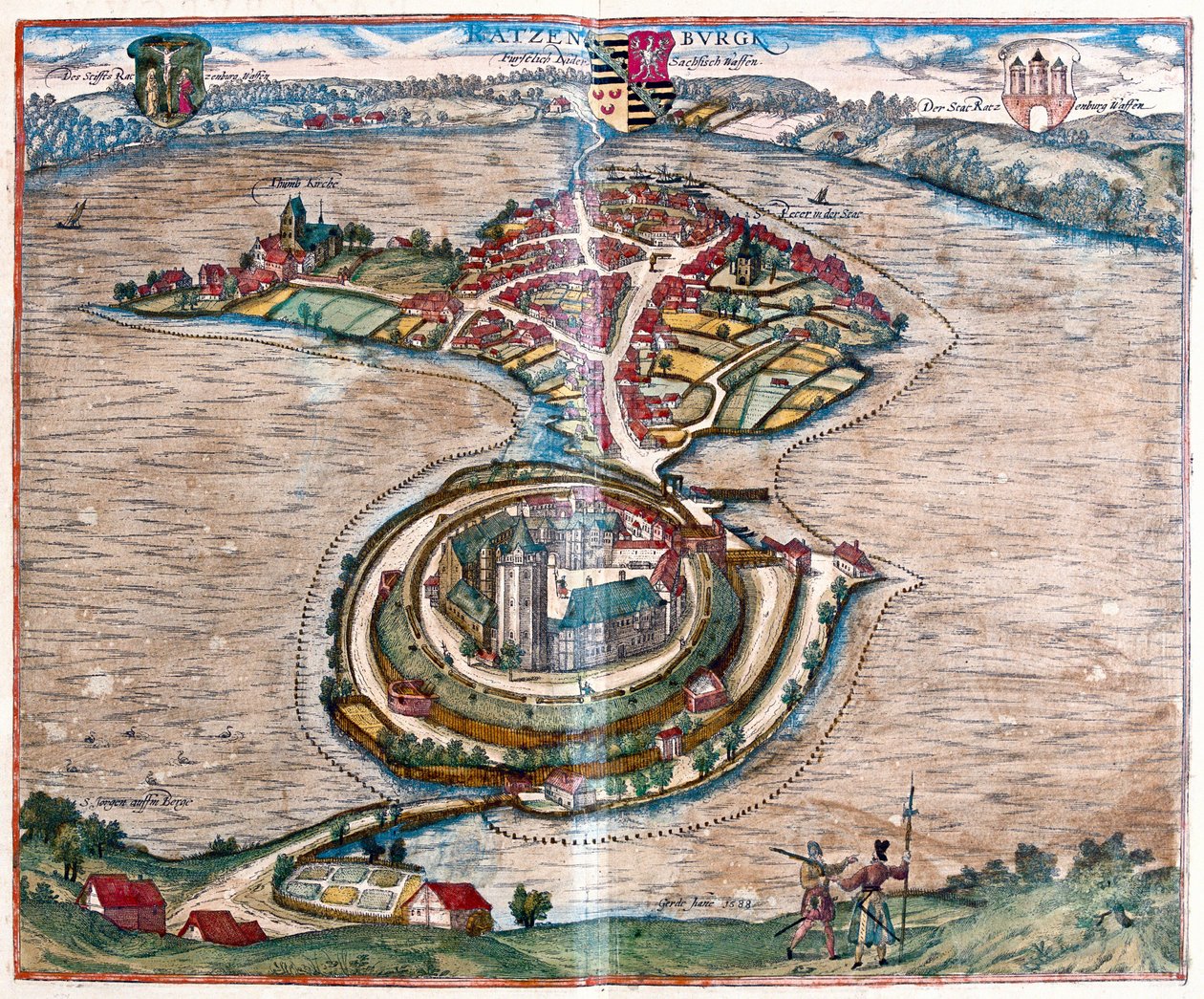 Ratzeburg），德国 作者 弗朗兹·霍根伯格