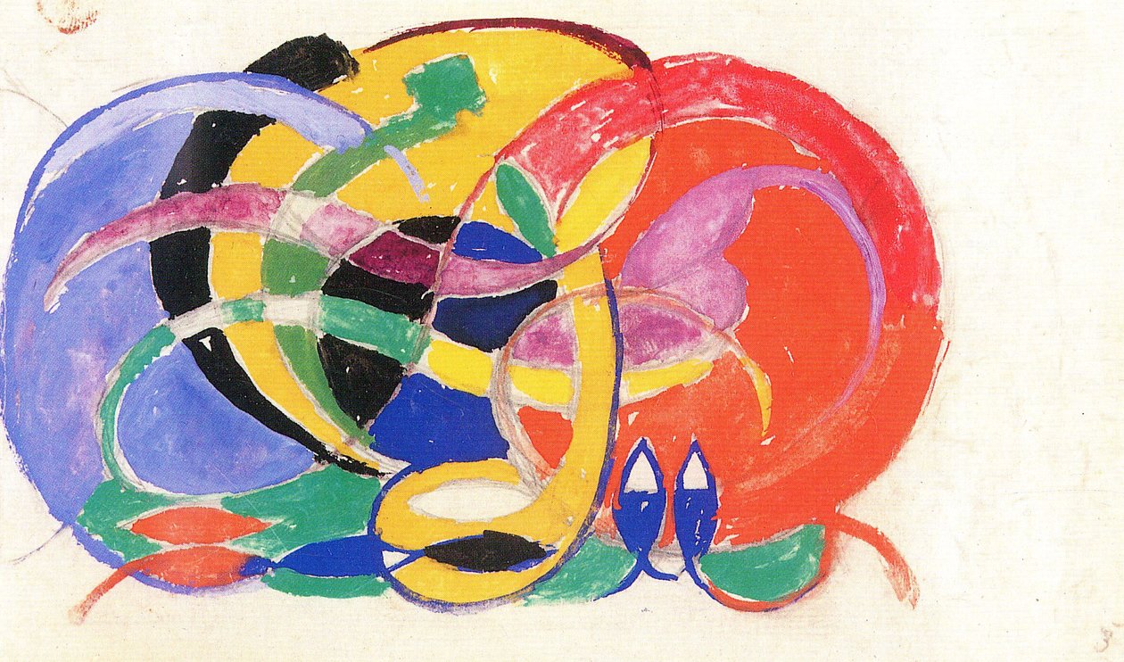 摘要构成 作者 弗朗兹·马克（Franz Marc）