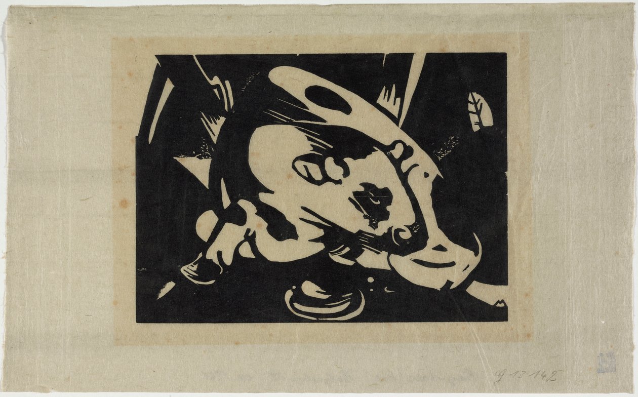 公牛 作者 弗朗兹·马克（Franz Marc）