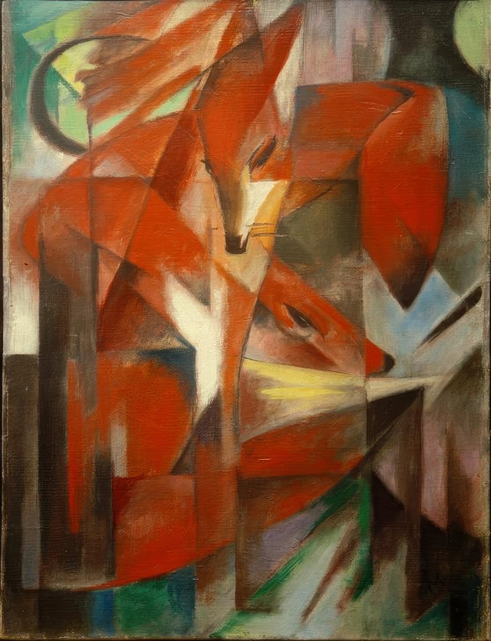 狐狸 作者 弗朗兹·马克（Franz Marc）