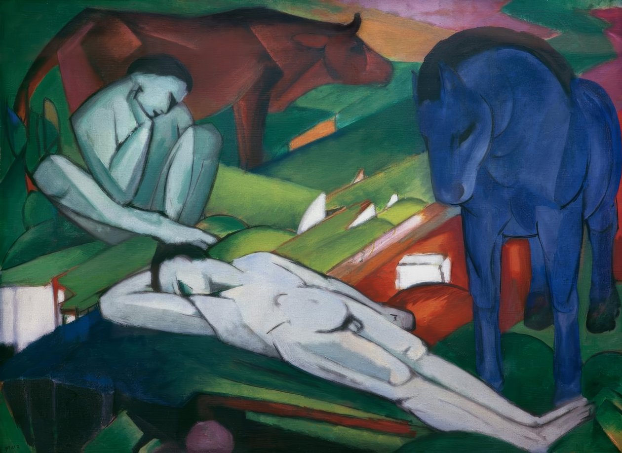 牧羊人 作者 弗朗兹·马克（Franz Marc）