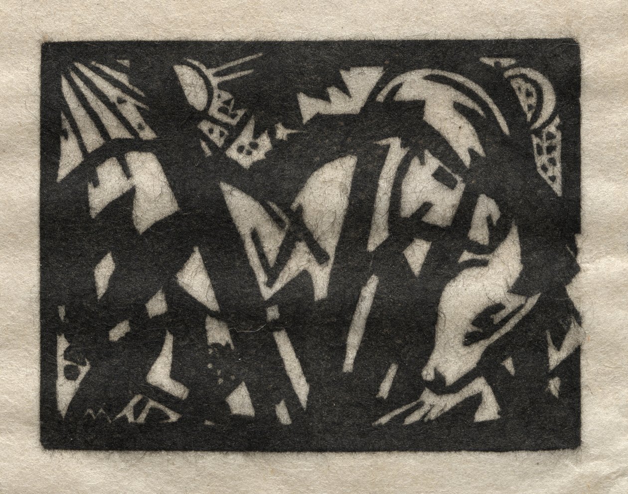 马 作者 弗朗兹·马克（Franz Marc）