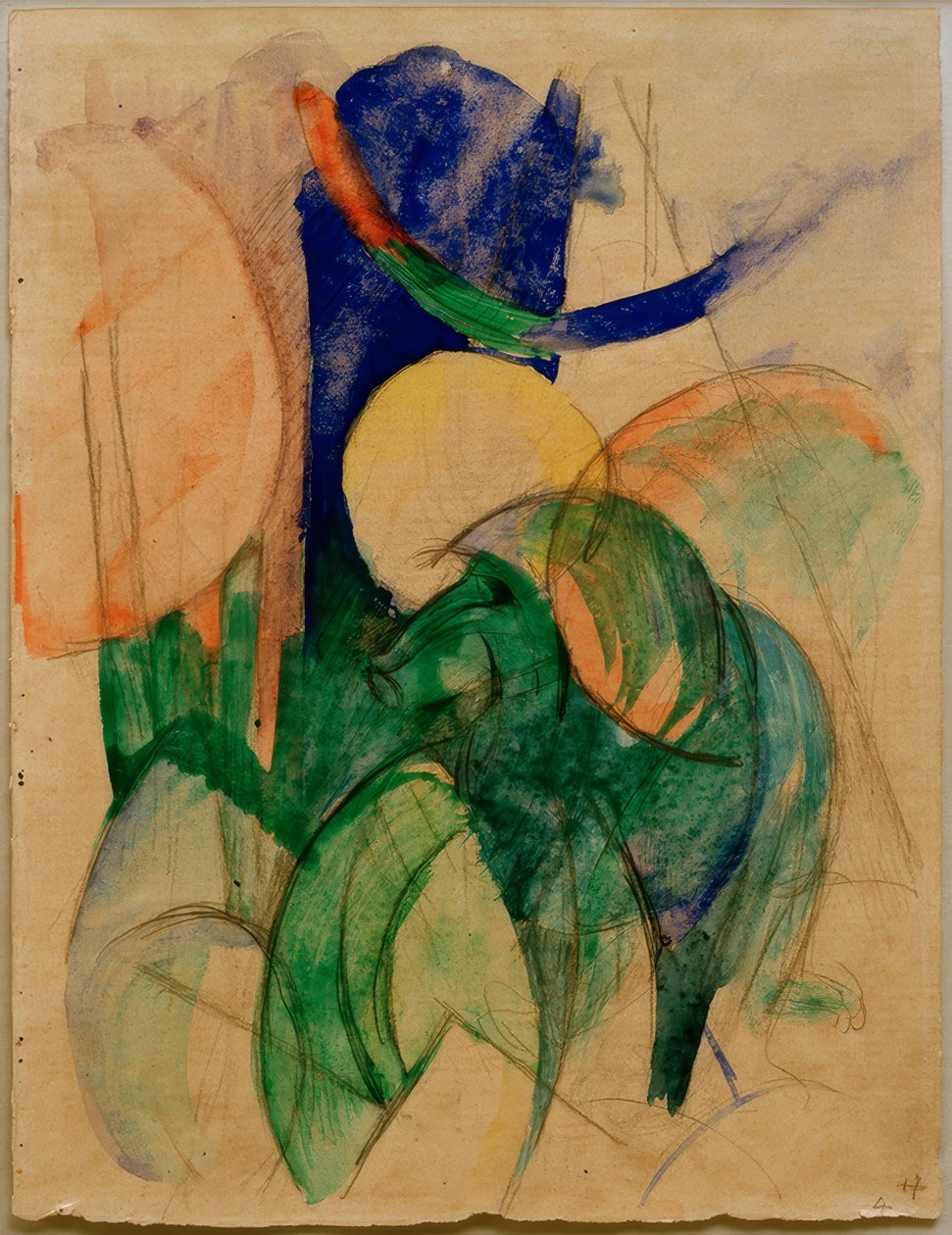 山d 作者 弗朗兹·马克（Franz Marc）