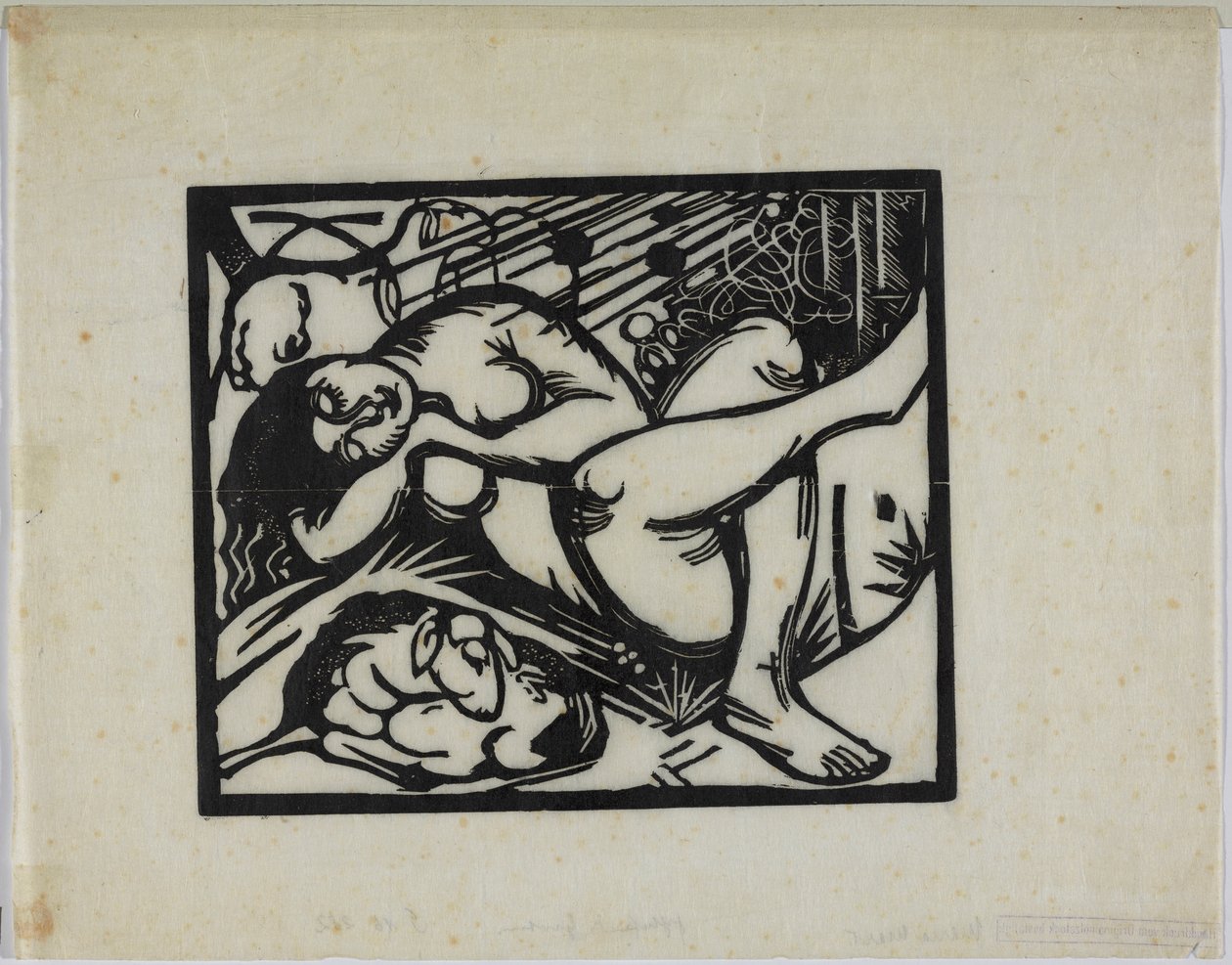 沉睡的牧羊女 作者 弗朗兹·马克（Franz Marc）