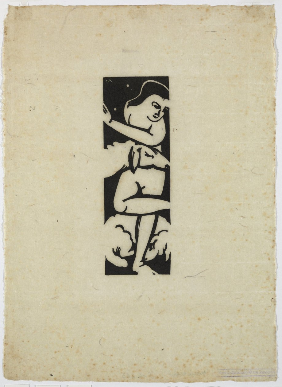 牧羊女 作者 弗朗兹·马克（Franz Marc）