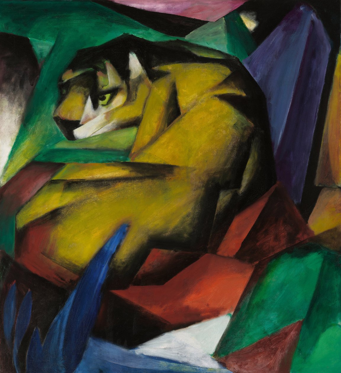 老虎 作者 弗朗兹·马克（Franz Marc）