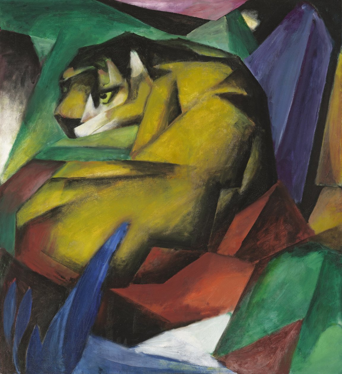 老虎 作者 弗朗兹·马克（Franz Marc）