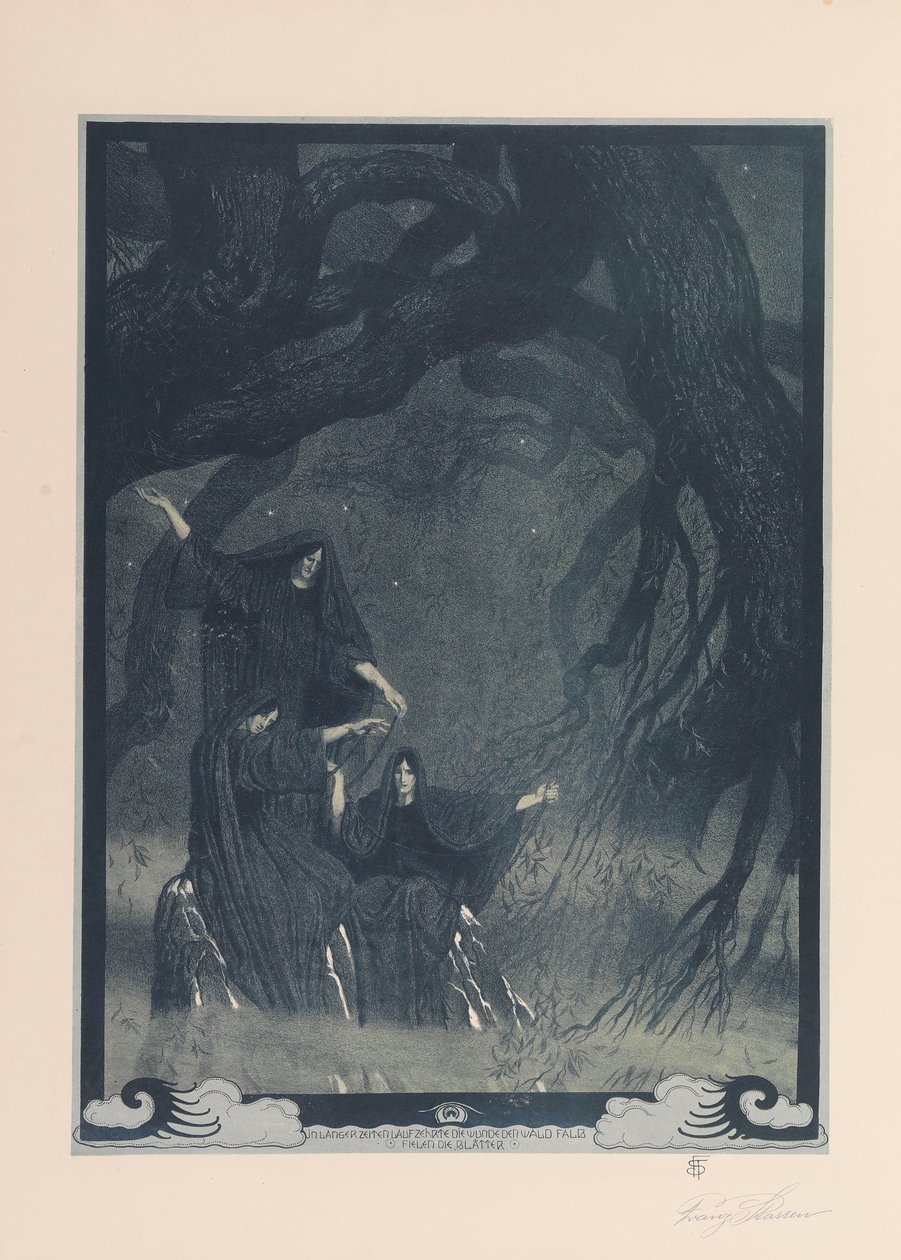 尼伯龙的指环》，1914年。 作者 弗兰茨·斯塔森