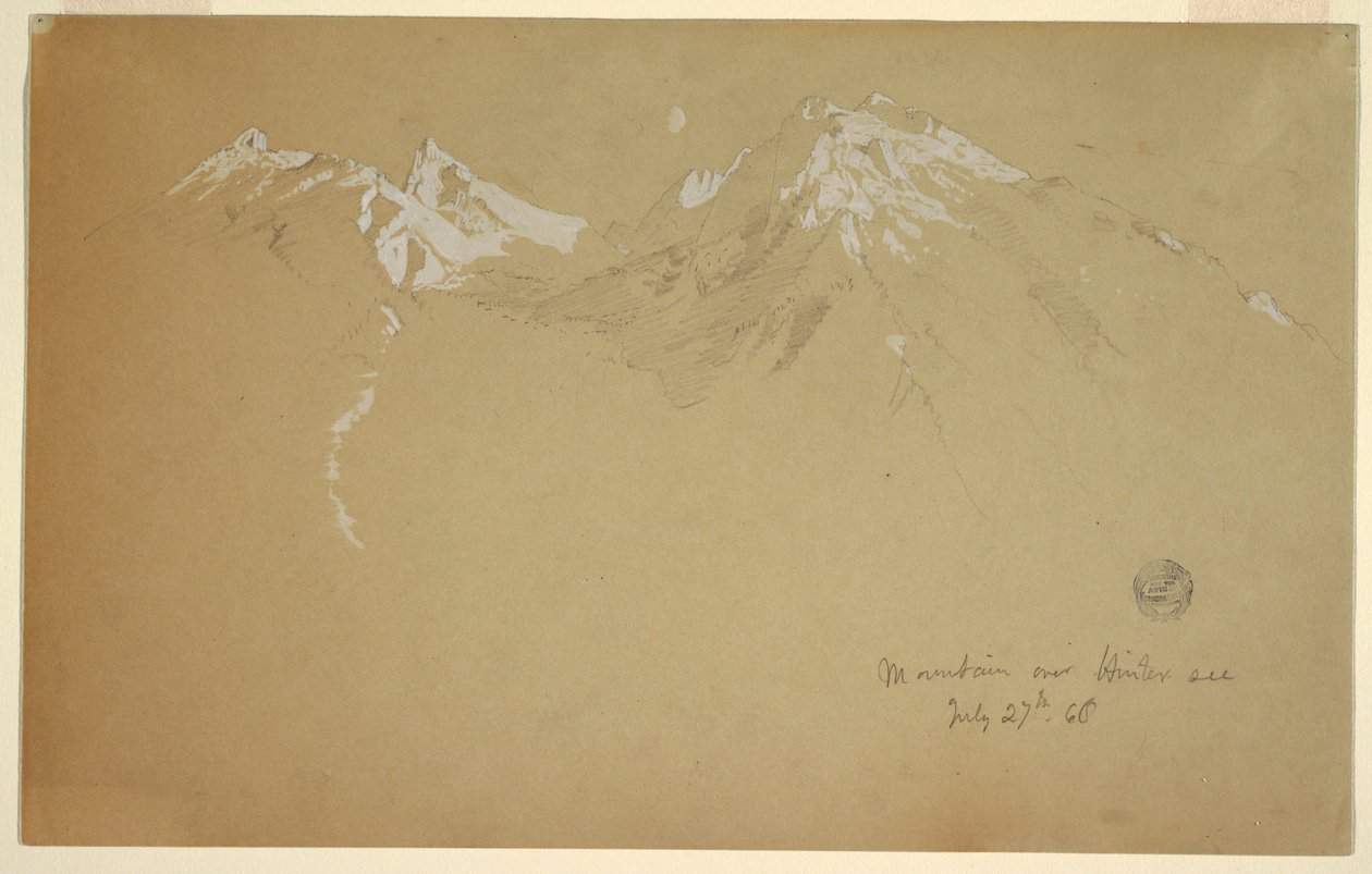 Hintersee山 作者 弗雷德里克·埃德温·丘奇