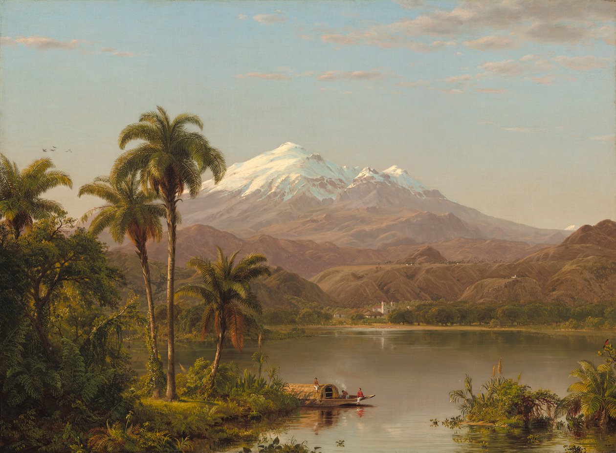 Tamaca Palms，1854 作者 弗雷德里克·埃德温·丘奇