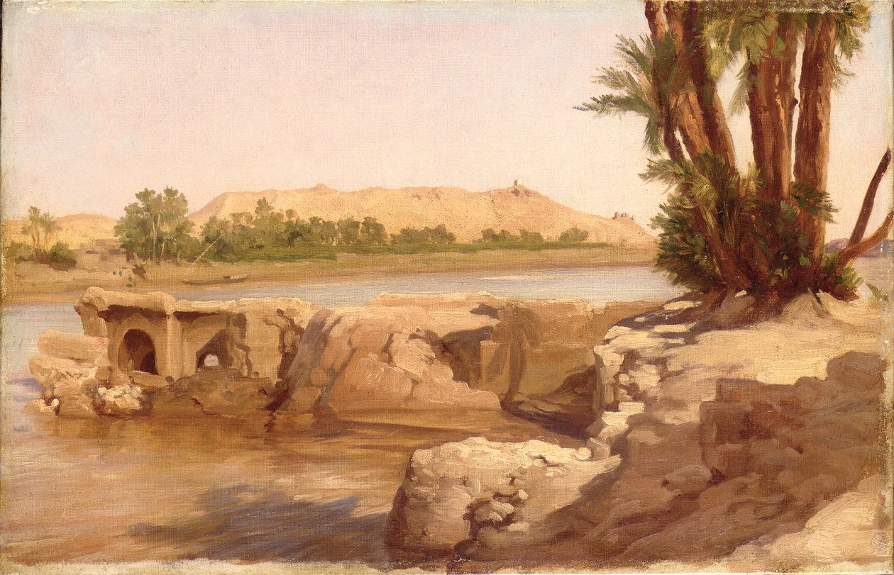 在尼罗河，1868年 作者 弗雷德里克·莱顿