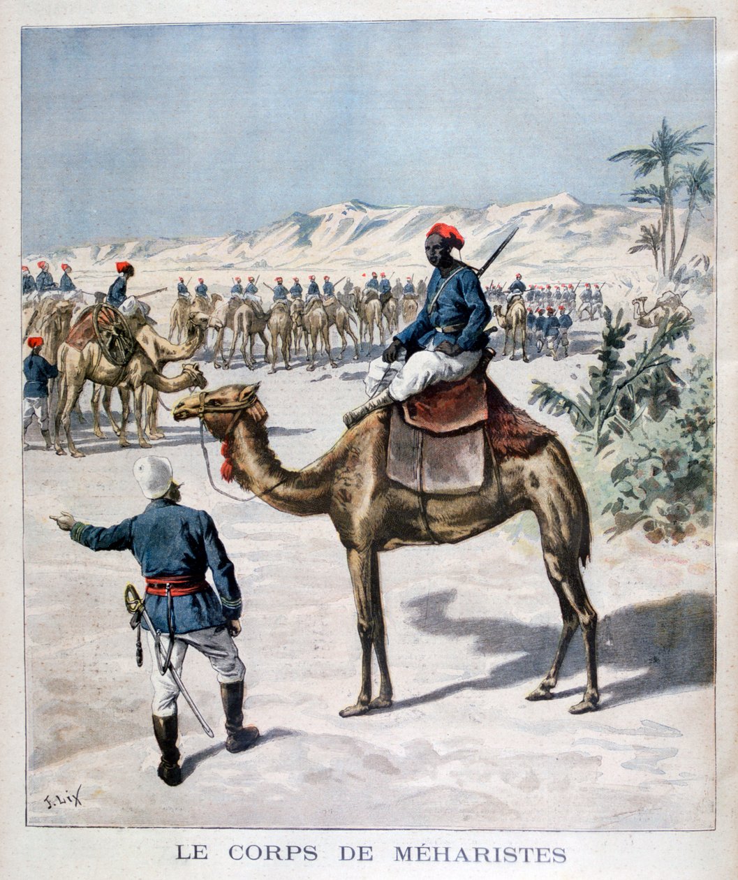 Meharist身体，1894年 作者 弗雷德里克·利克斯（Frederic Lix）