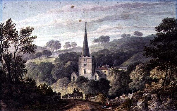 Shorwell，怀特岛 作者 弗雷德里克·卡尔弗特（Frederick Calvert）