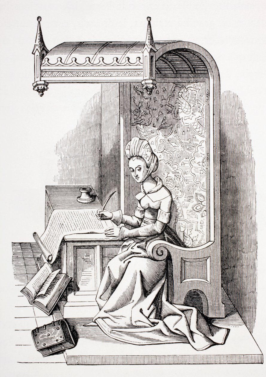 Christine de Pisan，1873年 作者 法语学校