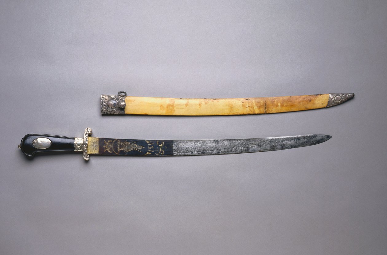 狩猎剑，约1780年 作者 法语学校
