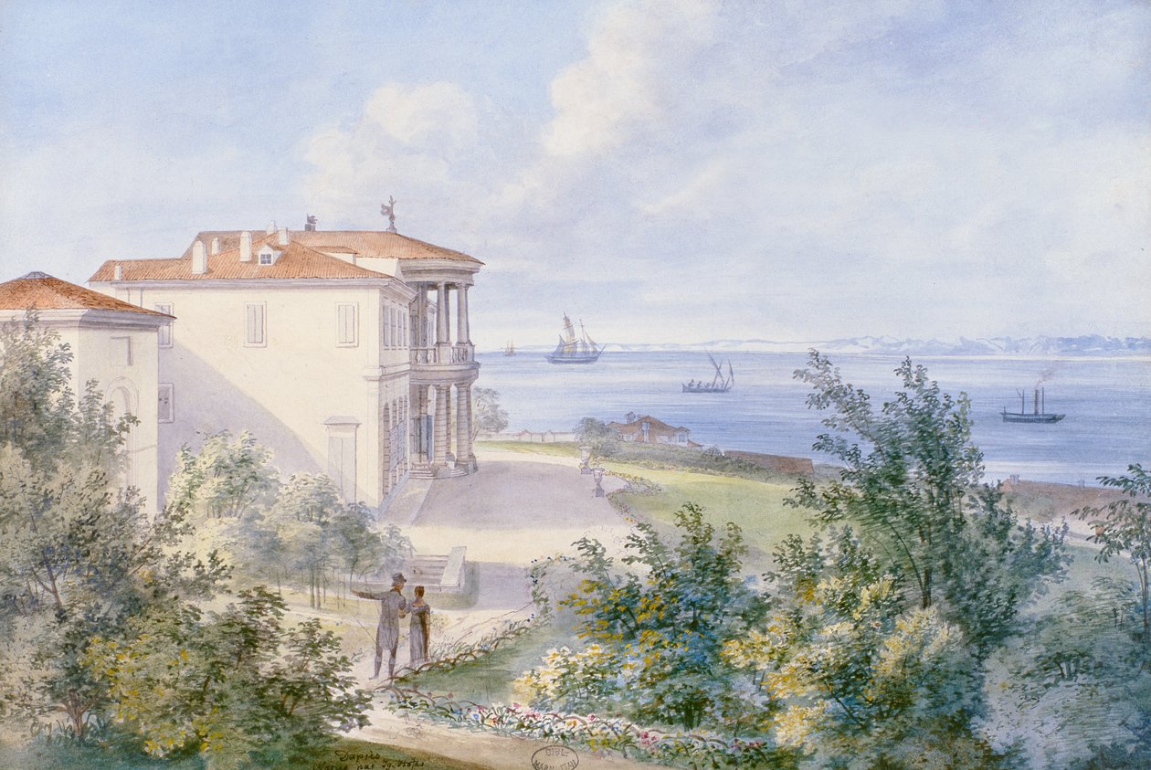 Villa Murat，Campo Marzio in Trieste，1820 作者 法语学校