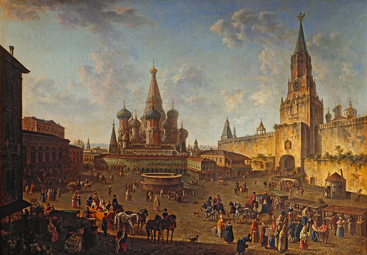 在莫斯科的红场 作者 费奥多·阿列克谢耶夫（Fyodor Alekseyev）