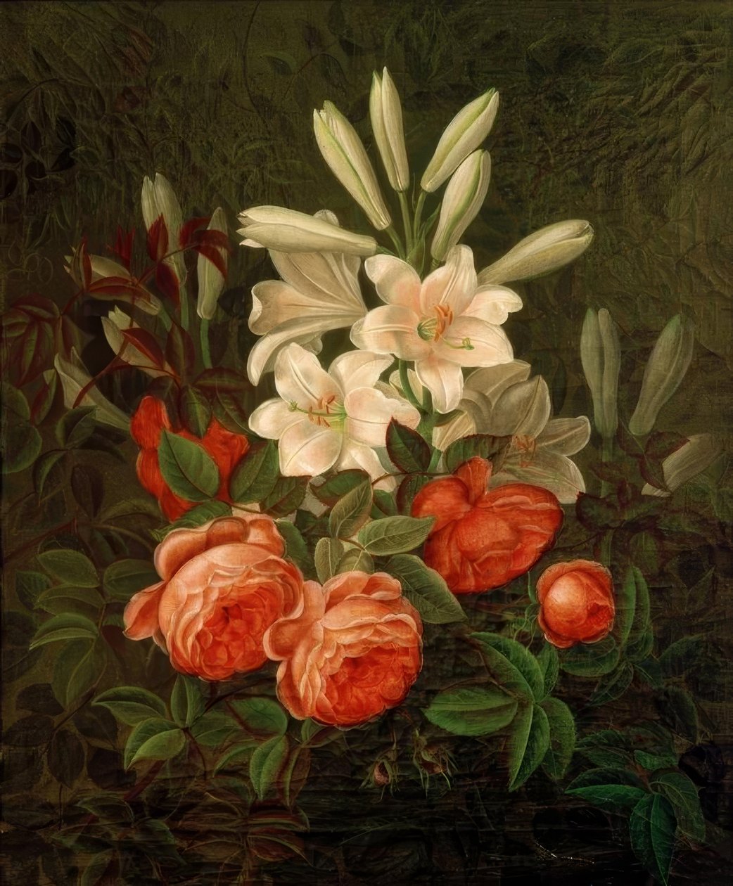 Blumenstillleben 作者 诺曼