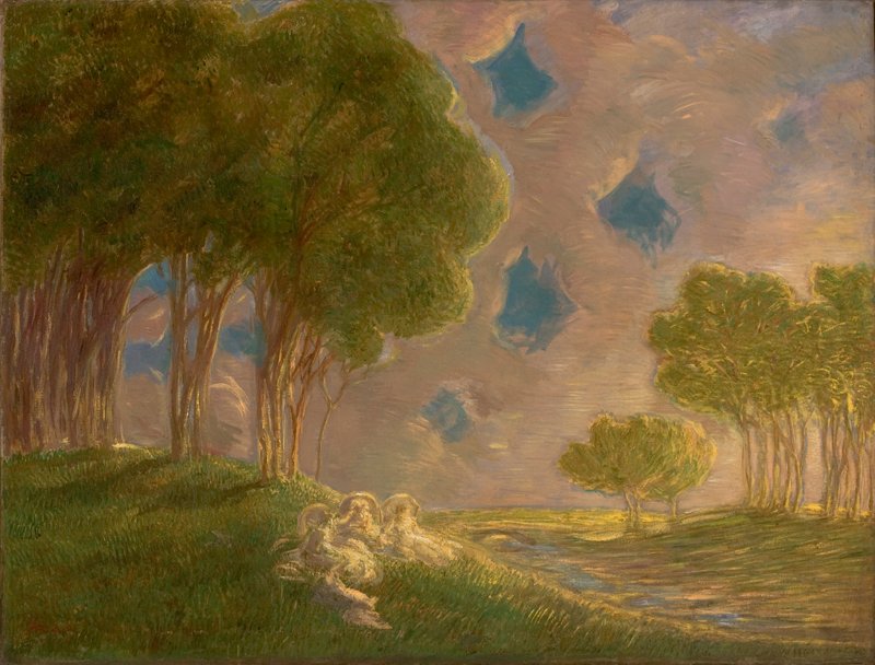 景观 作者 加埃塔诺·普雷维亚蒂（Gaetano Previati）