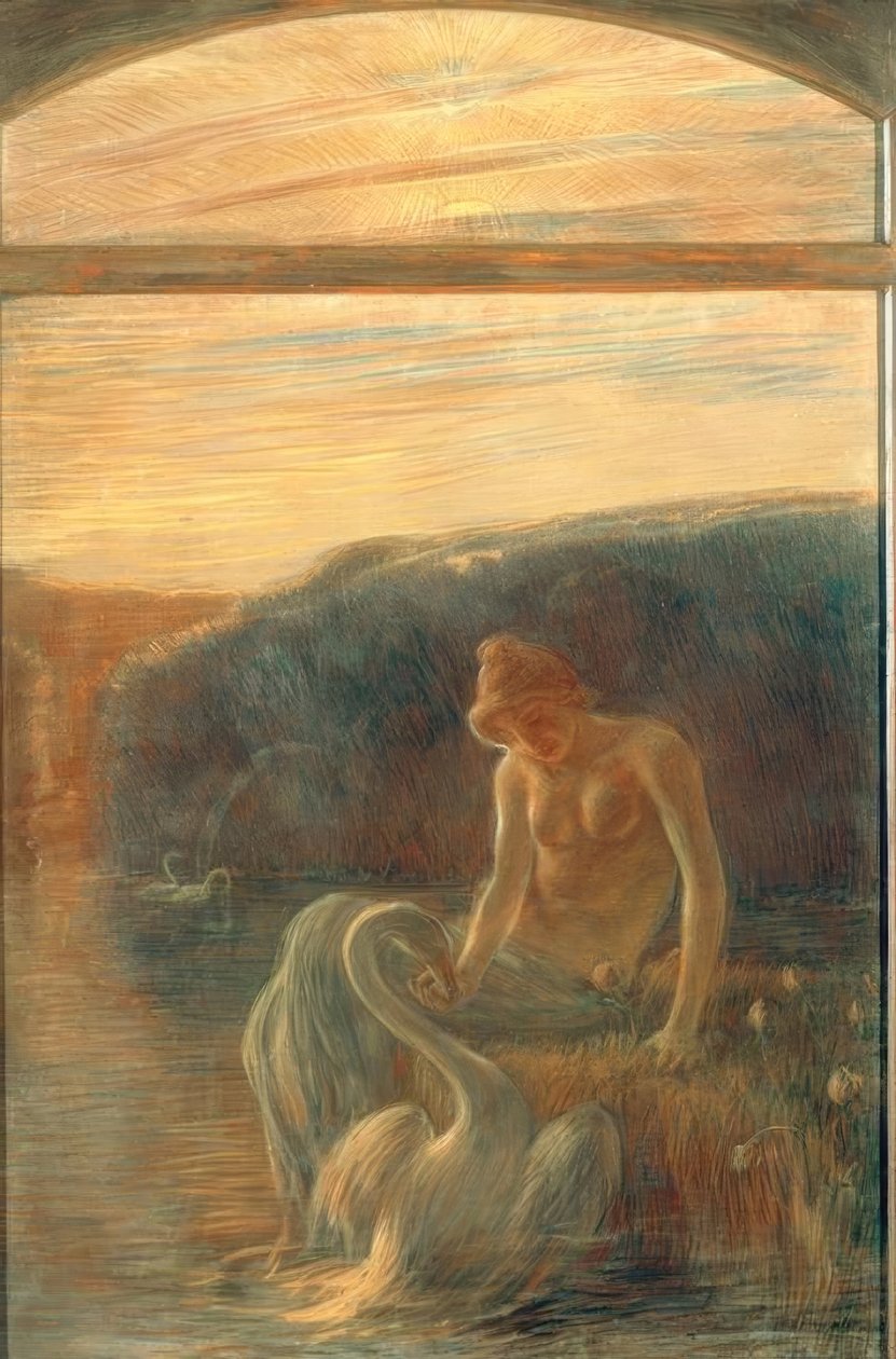 带领 作者 加埃塔诺·普雷维亚蒂（Gaetano Previati）