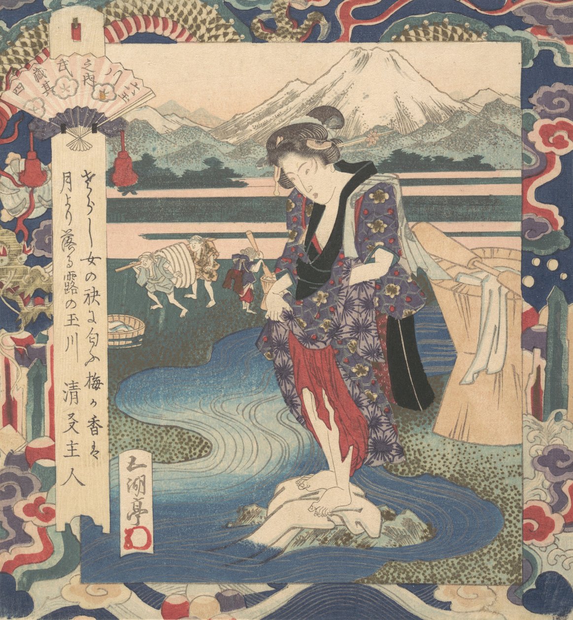 印刷品，约1830年。 作者 学亭