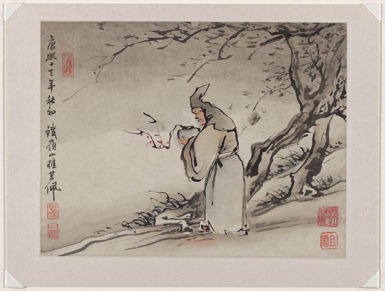 手指画，来自十本专辑 作者 高其培