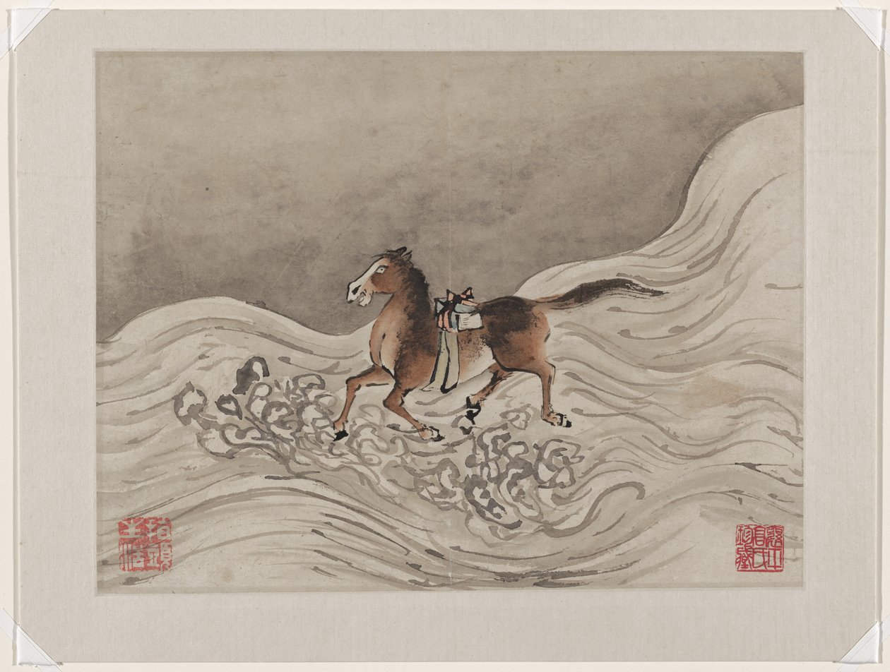 手指画，来自十本专辑 作者 高其培