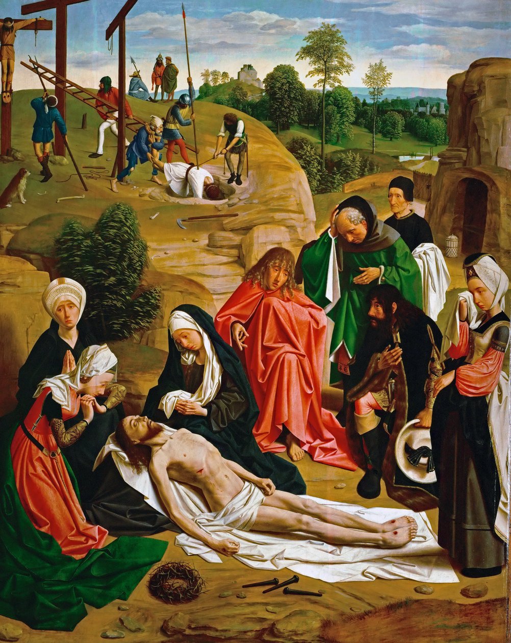 基督的哀悼 作者 Geertgen Tot Sint Jans