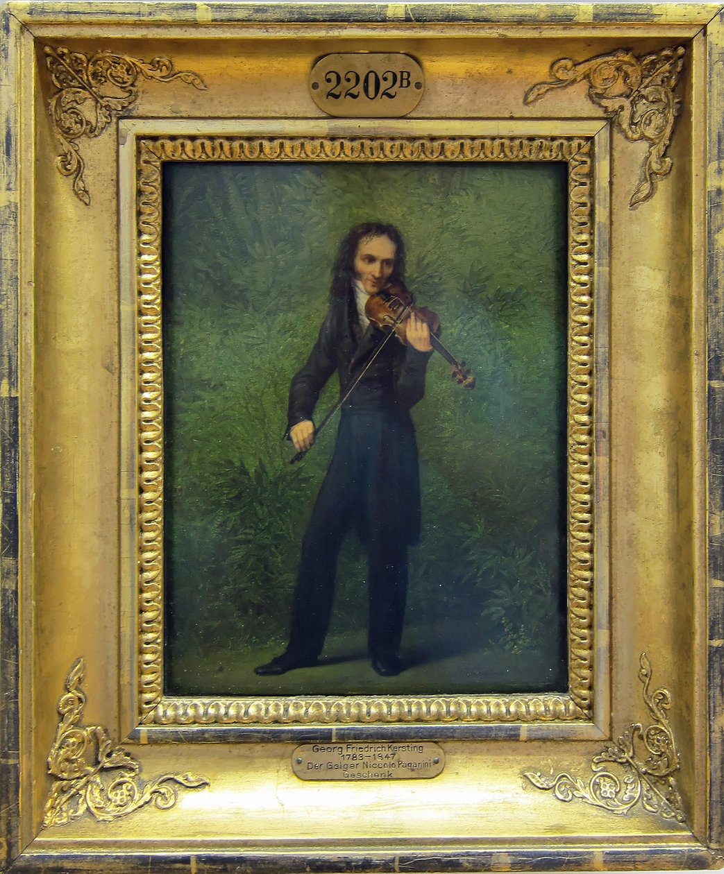 小提琴家Nicolo Paganini 作者 格奥尔格·弗里德里希·克斯廷