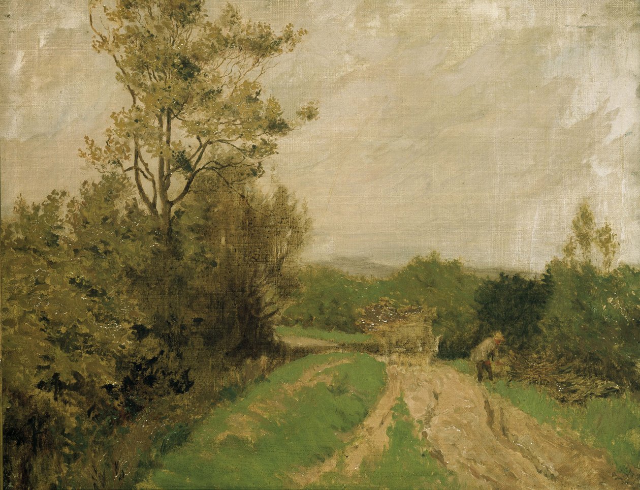 奥特莫尔的场景，1912年 作者 乔治·卡琳