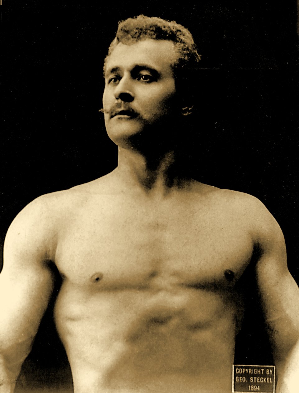 Eugen Sandow，c.1894 作者 乔治·斯特克尔