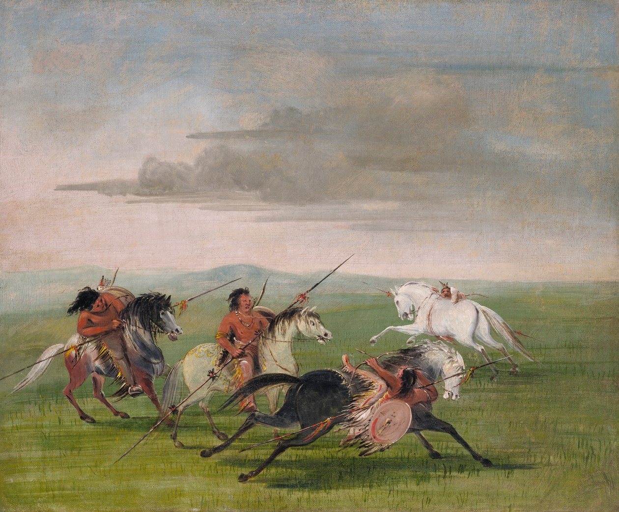 科曼奇马术，1834-35 作者 乔治·卡特琳