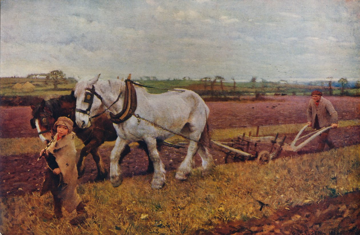 耕作，1889 1935 作者 乔治·克劳森