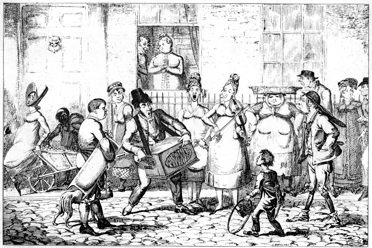 萨瓦人，1818年。 作者 乔治·克鲁克申克