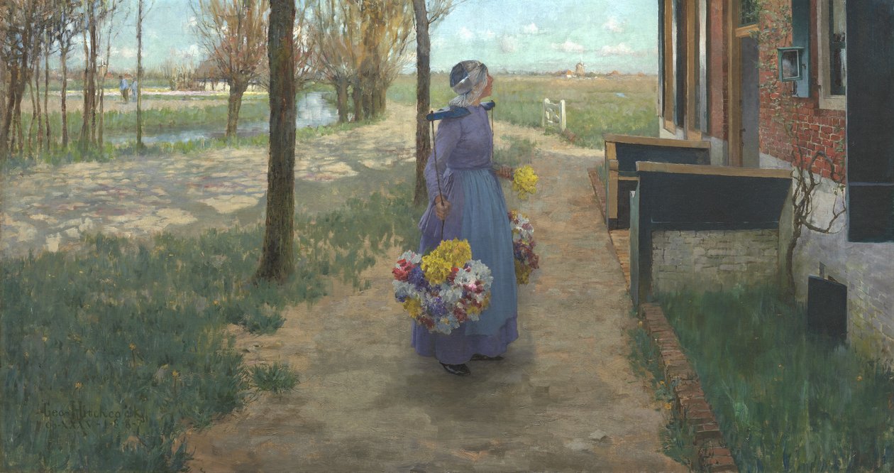 1887年荷兰的花姑娘 作者 乔治·希区柯克