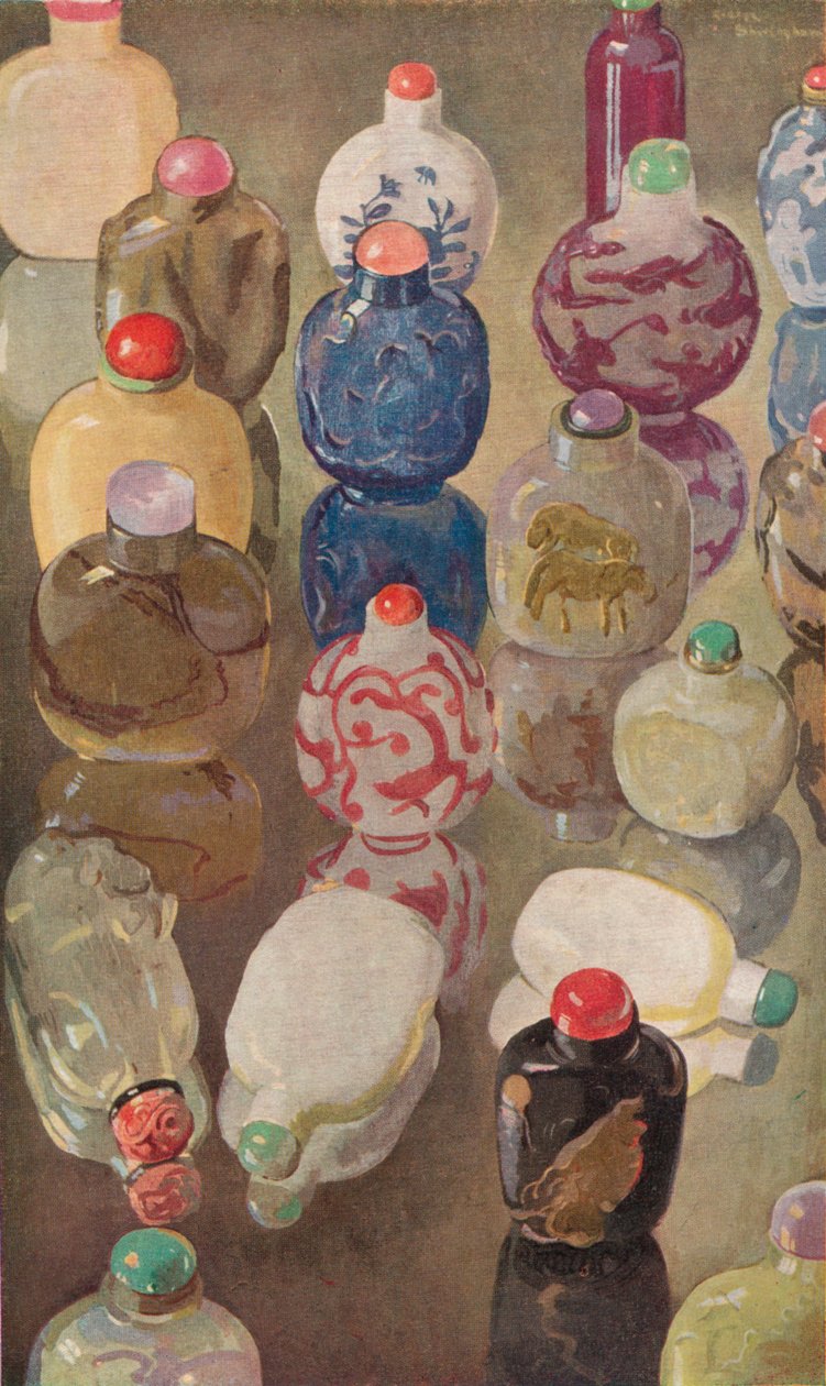 中国鼻烟壶，c1923。 作者 乔治·谢林汉姆