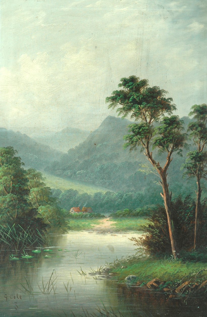 风景，1801年 作者 乔治·维卡特·科尔