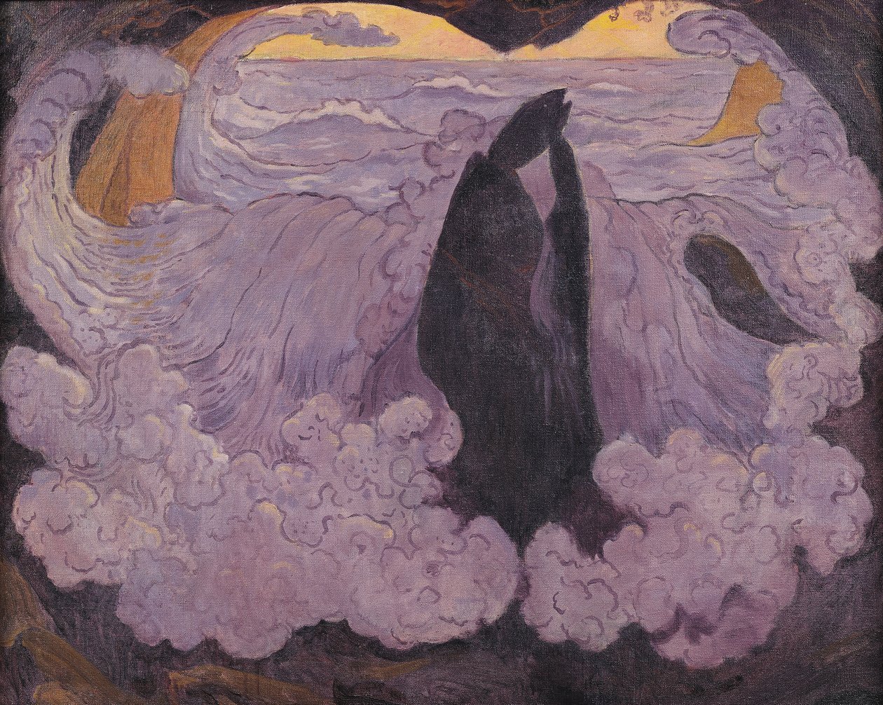 紫罗兰波，c.1895-6 作者 乔治·拉科姆