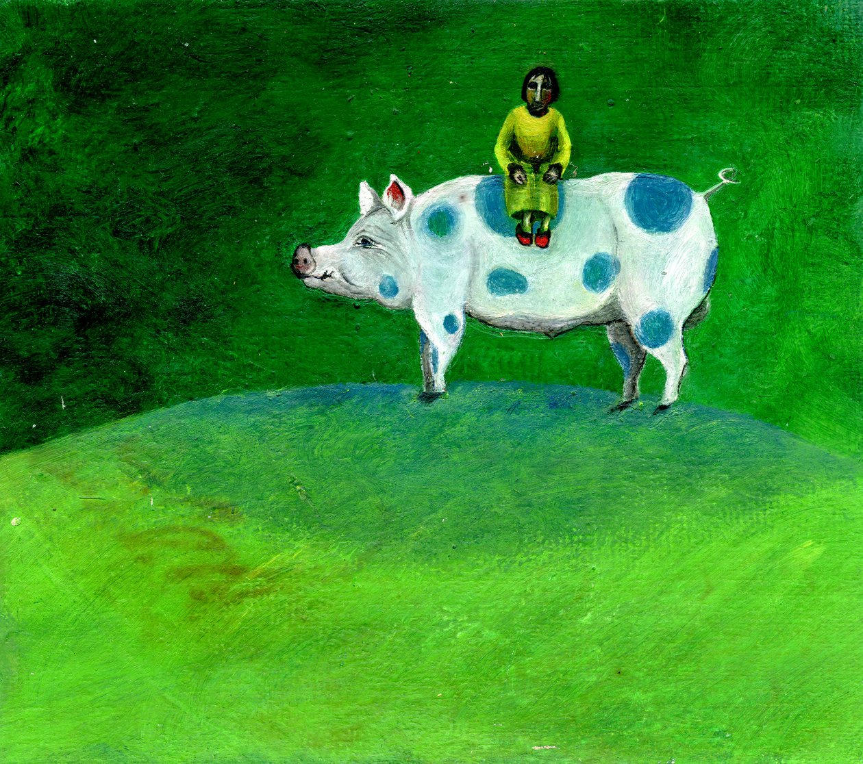 我的蓝斑猪带我回家，2003年 作者 吉吉·萨德伯里