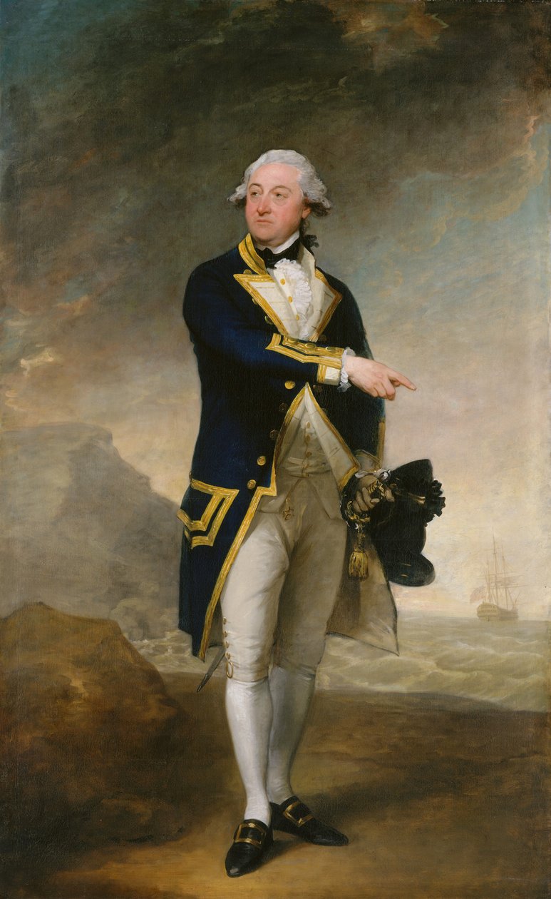 约翰·盖尔上尉，1785年。 作者 吉尔伯特·斯图尔特（Gilbert Stuart）