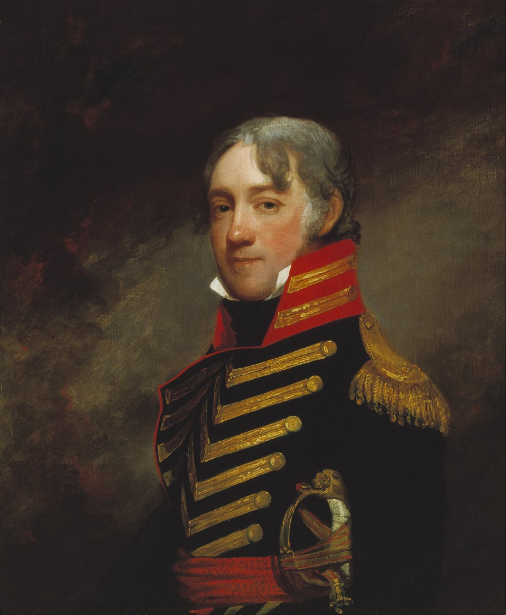 约翰-R-芬威克将军 作者 吉尔伯特·斯图尔特（Gilbert Stuart）