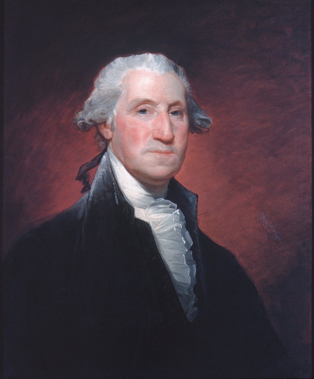 乔治·华盛顿（George Washington），c.1798-1800（布面油画） 作者 吉尔伯特·斯图尔特（Gilbert Stuart）