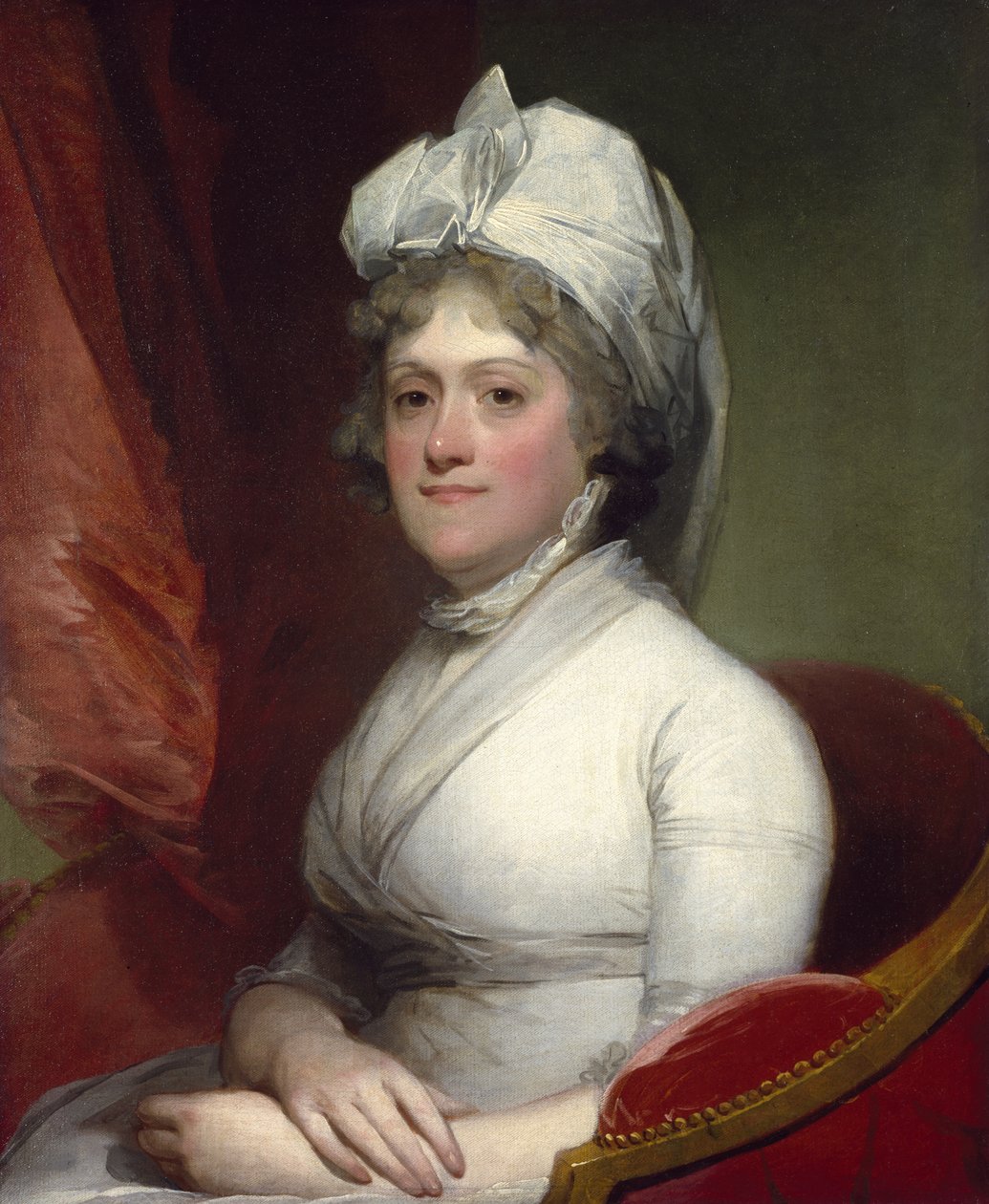 约翰·阿什利夫人，约1798年 作者 吉尔伯特·斯图尔特（Gilbert Stuart）