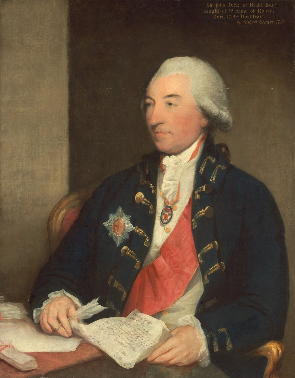 约翰-迪克爵士 作者 吉尔伯特·斯图尔特（Gilbert Stuart）