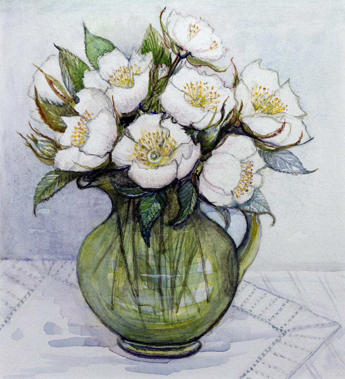 圣诞玫瑰，1984 作者 吉莲·劳森（Gillian Lawson）
