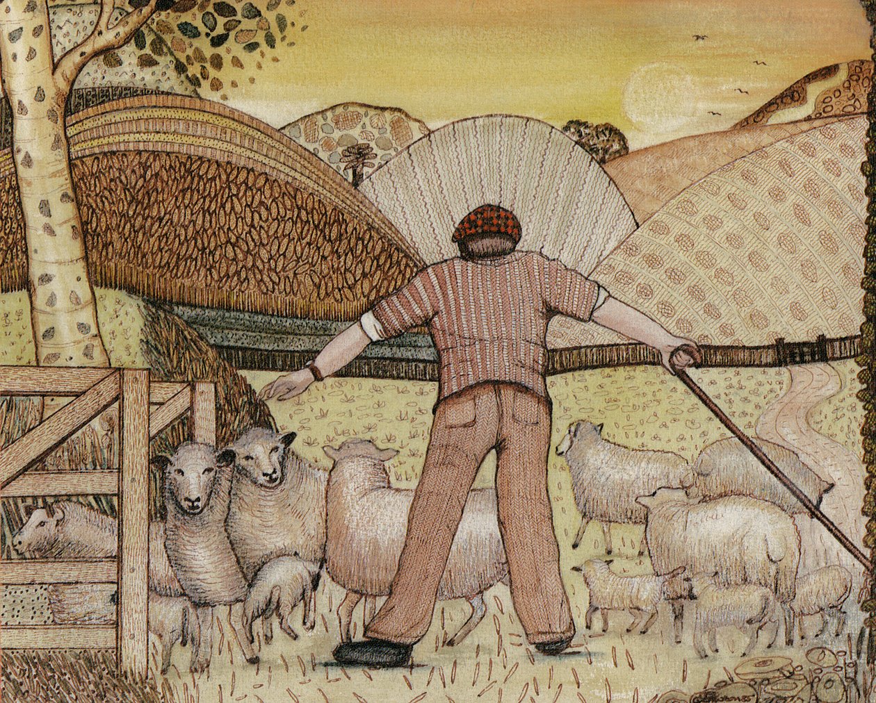 牧羊人，1985年 作者 吉莲·劳森（Gillian Lawson）