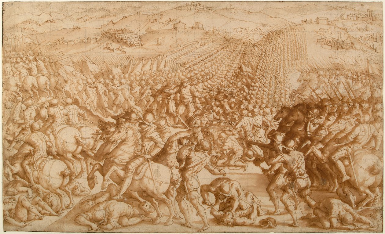 1570年代的马尔恰诺战役 作者 乔治·瓦萨里（Giorgio Vasari）