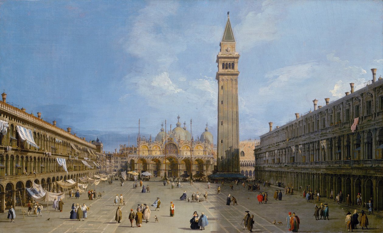 圣马可广场 作者 乔瓦尼·安东尼奥运河（Canaletto）