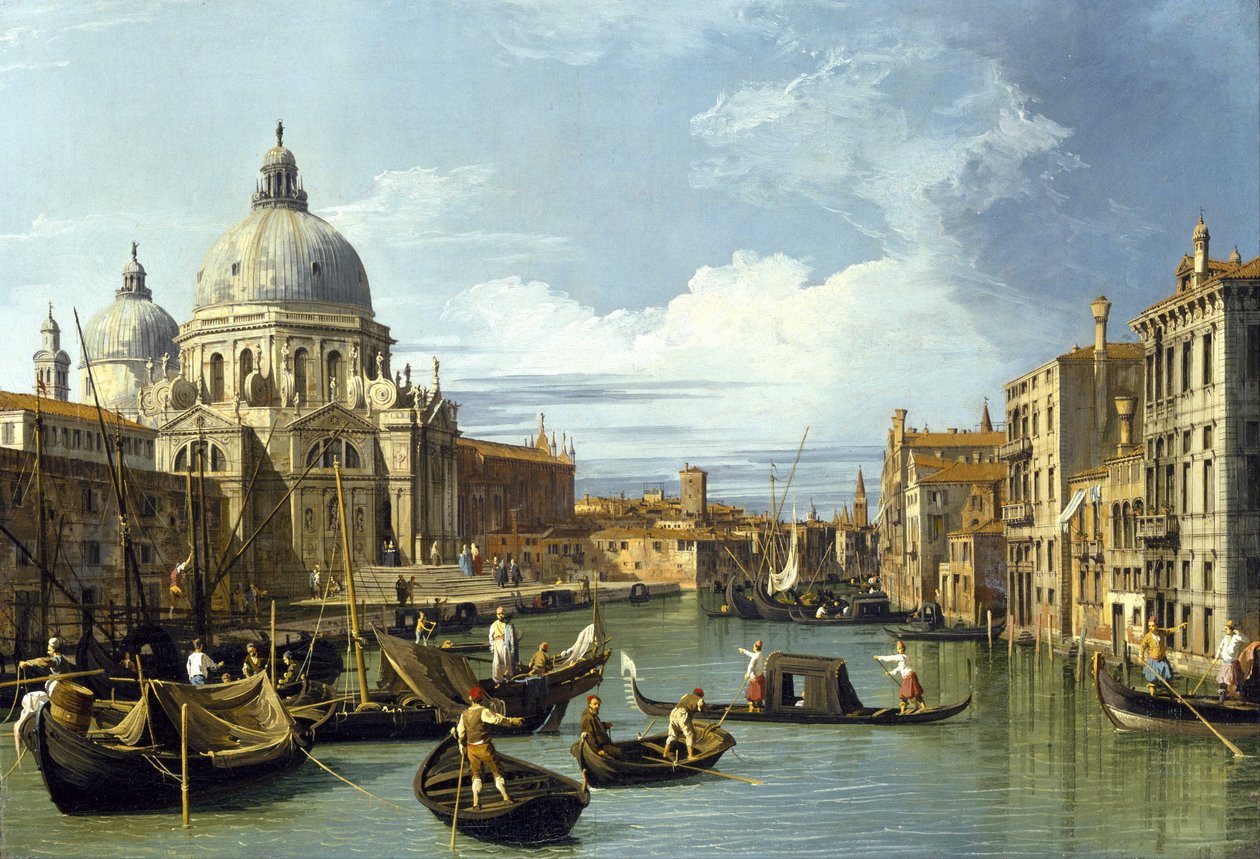 大运河入口，威尼斯 作者 乔瓦尼·安东尼奥运河（Canaletto）